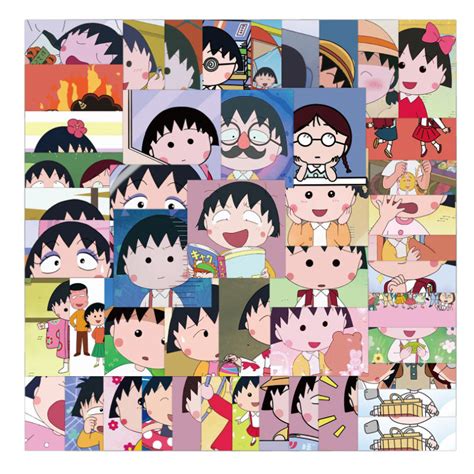 48pcs Chibi Maruko-chan Stickers – AU Sticker World