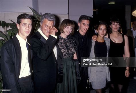 Actor Tony Curtis, son Benjamin Curtis, daughter Kelly Curtis, son ...