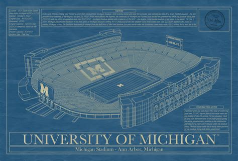 Michigan Football Stadium - Stadium Blueprint Company