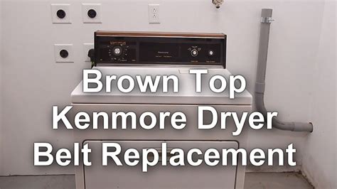 Kenmore Dryer Belt Replacement - How to DIY - YouTube