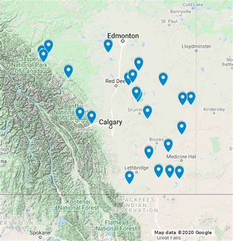 This is a map that will help you find ghost towns in Alberta. Whether you wanna visit them, or ...