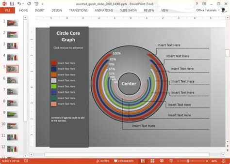 Animated Graph Template For PowerPoint