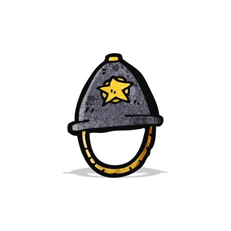 Cartoon cop hat | Cartoon Police Hat — Stock Vector © coolvectormaker #80023658