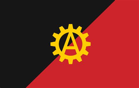 German anarchist flag i've made for Kaiserreich mod : r/leftistvexillology