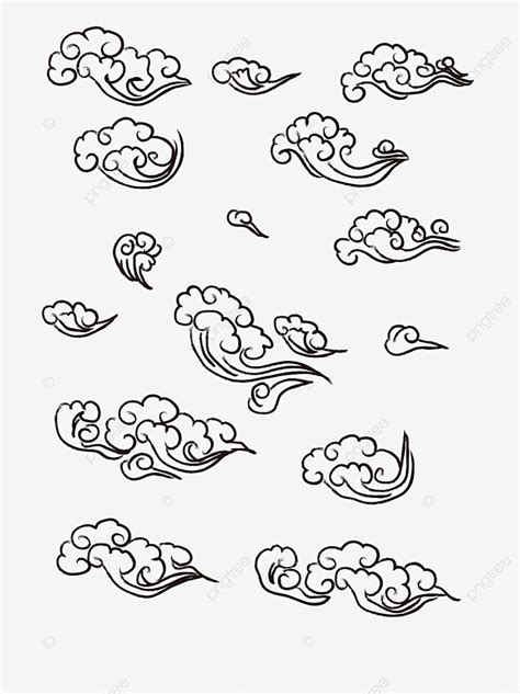 Cloud Shape, Cloud Drawing, Shape Drawing, Cloud Sketch PNG and Vector with Transparent ...