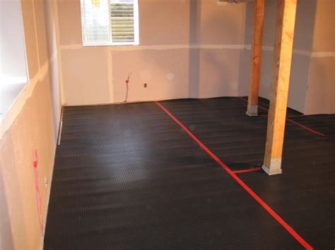 SUPERSEAL's All-In-One subfloor installation in a basement suite. All-In-One subfloor will help ...