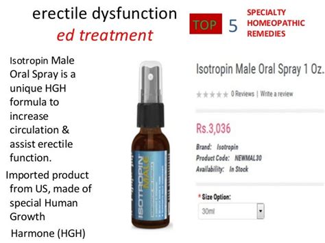 Erectile dysfunction - ed treatment in Homeopathy