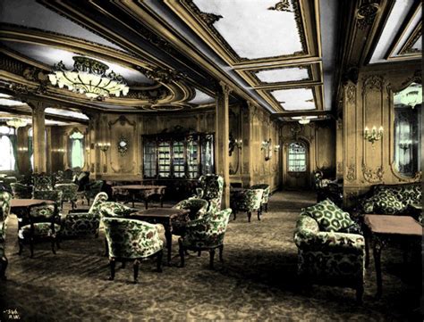 First Class Lounge-RMS Olympic by CMConte92 on deviantART | Titanic, Rms titanic, Titanic ship