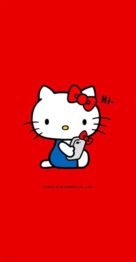 Red Hello Kitty Wallpapers - Top Free Red Hello Kitty Backgrounds ...