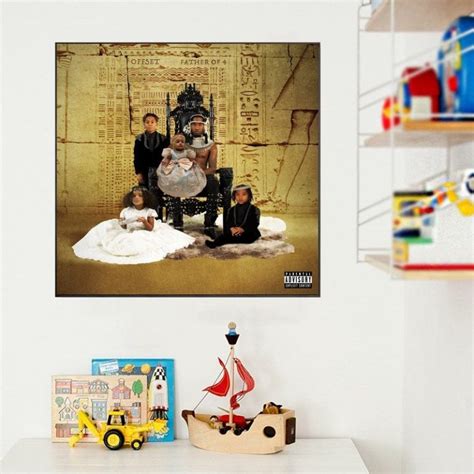 Father Of 4 - Offset Album Cover Wall Decoration Photo – Poster | Canvas Wall Art Print - John ...