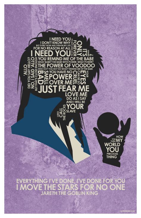 New David Bowie - Labyrith Quote Poster by outnerdme on DeviantArt