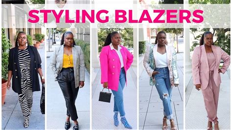 TEN WAYS TO WEAR BLAZERS (LOOKBOOK) - YouTube