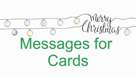 Christmas Card Messages - Best Card Messages