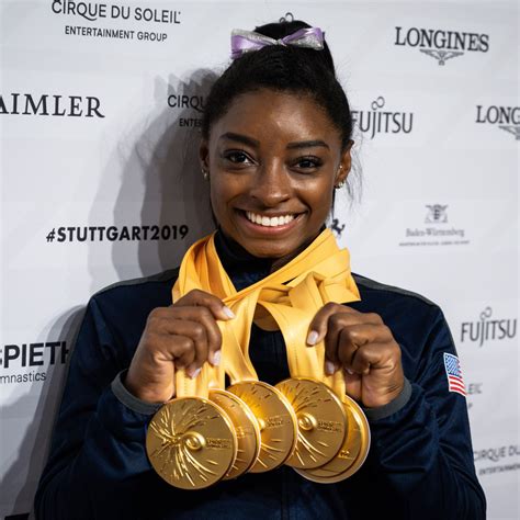 Simone Biles With Medals