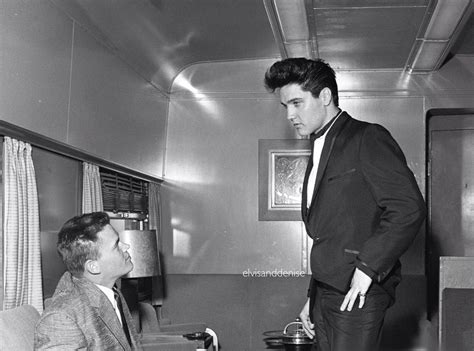 Bodyguard Delbert “Sonny” West with Elvis. Elvis was 25, Sonny just 21. Source eBay, posted to ...