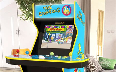 FIRST LOOK AT ARCADE1UP'S THE SIMPSONS ARCADE MACHINE | THE BLUP