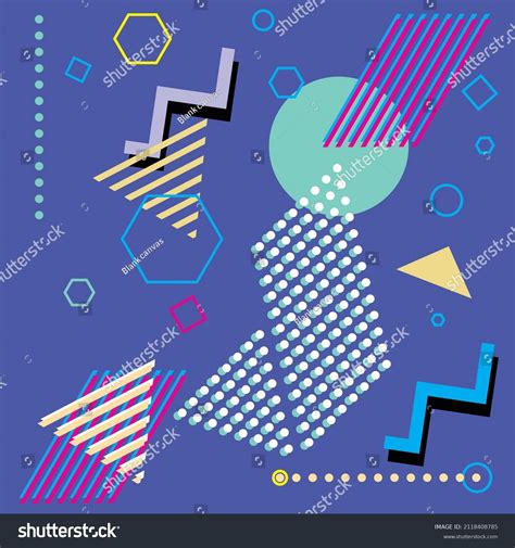 Patterns That Evoke 90s Fashion Aesthetic Stock Vector (Royalty Free ...