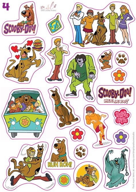 Brighten up any surface with these Scooby Doo & Friends waterproof ...