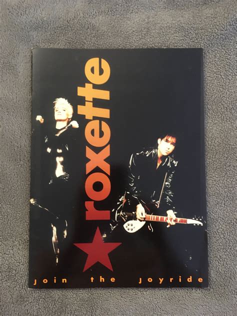 Roxette — Join the Joyride Tour | Book cover, Tours, Concert