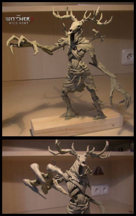 Leshen Witcher 3 fanart sculputre by TeoKrystufek | Witcher art, Monster concept art, Shadow ...