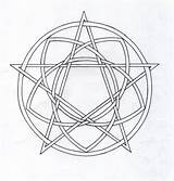Pentacle Coloring Pages Sketch Template  pages Color sketch template