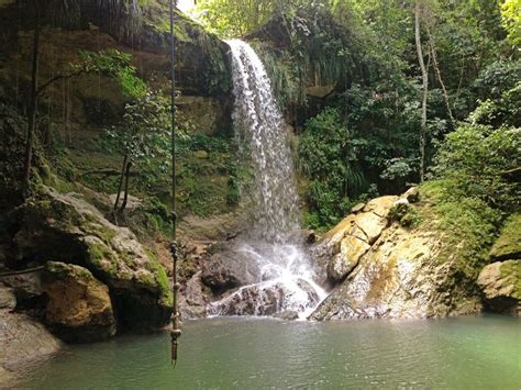 Gozalandia Waterfall in Puerto Rico