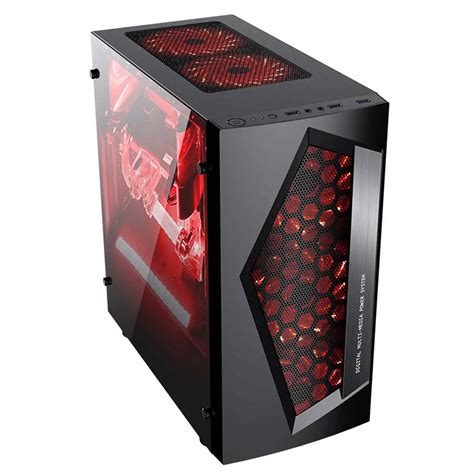 V3 ATX 8 Fan Ports Computer Gaming PC Case | DigiTSoftex