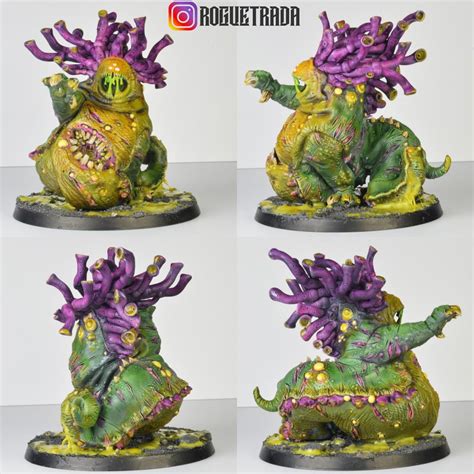 Here's my Beast of Nurgle - I love this model it's so fun and grotesquely cute looking! : Warhammer