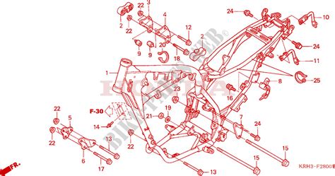 FRAME for Honda XR 125 L Electric start 2003 # HONDA Motorcycles & ATVS ...