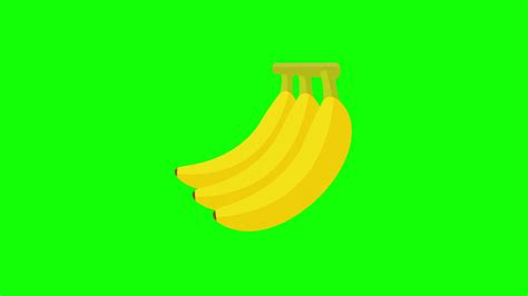 Green Screen Banana Stock Video Footage for Free Download