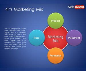 Free 4P Marketing Mix PowerPoint Template