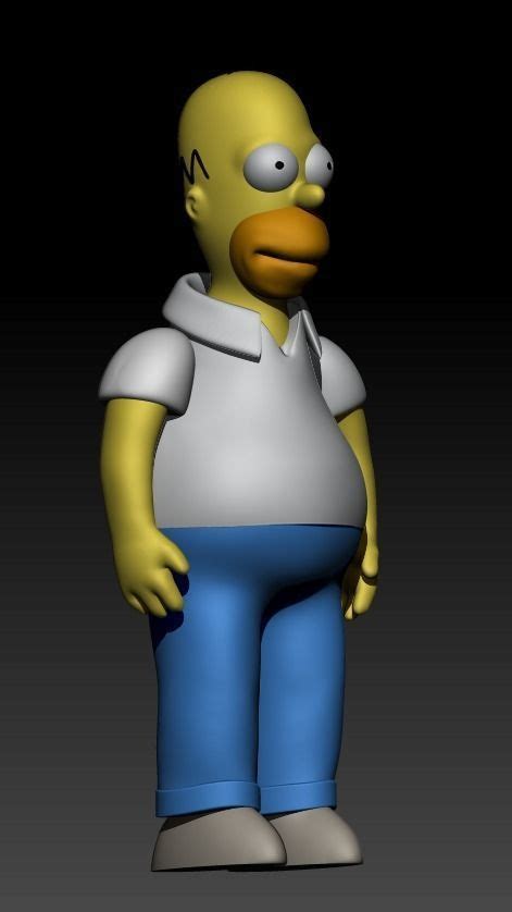 HOMER SIMPSONS 3D model 3D printable | CGTrader