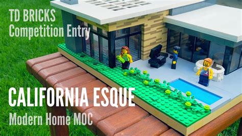 LEGO California Beach House MOC for TD Bricks MOC Contest - YouTube