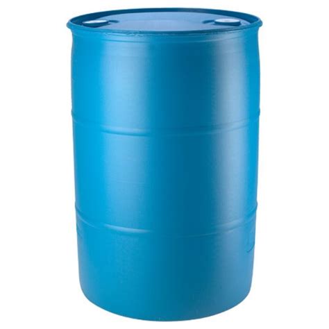 Water Storage Drum - N011 - 55 gal Blue Poly | Water storage, Rain barrel, 55 gallon drum