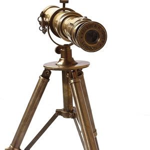 Personalised Antique Telescope, Engraved Telescope With Tripod, Graduation Gifts , Anniversary ...