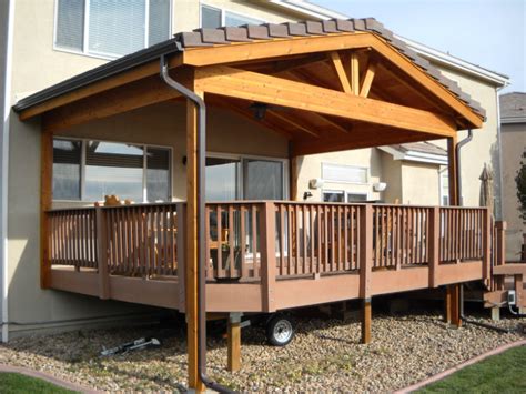 Roof covers protect your deck in the winter - DeckTec Outdoor Designs