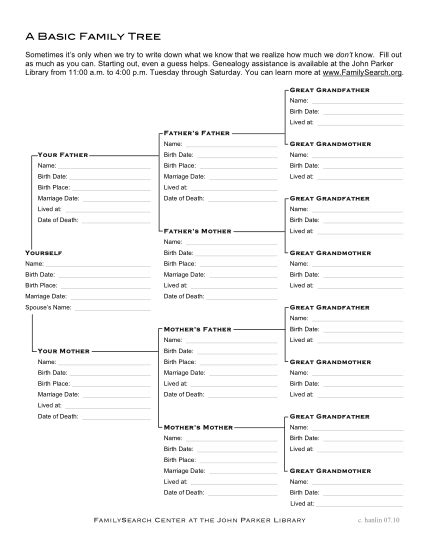 14 Family Tree Chart Template - Free to Edit, Download & Print | CocoDoc