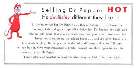 Hot Dr Pepper for the holidays?