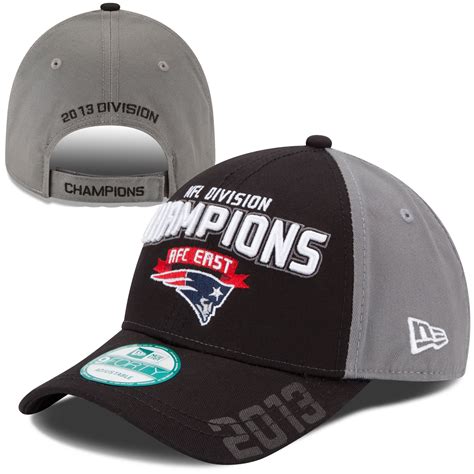 New Era New England Patriots 2013 AFC East Division Champions 9FORTY Adjustable Hat - Gray/Black