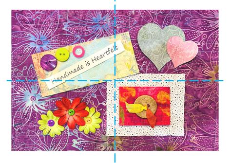 Heart Mini Art Quilt - Sewfeet