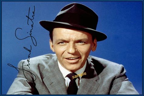 4x6 signed autograph photo reprint of Frank Sinatra | Etsy