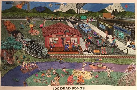 100 Grateful Dead Songs in one picture : r/gratefuldead