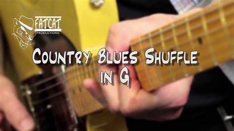 Country Shuffle Blues Backing Track in G - YouTube