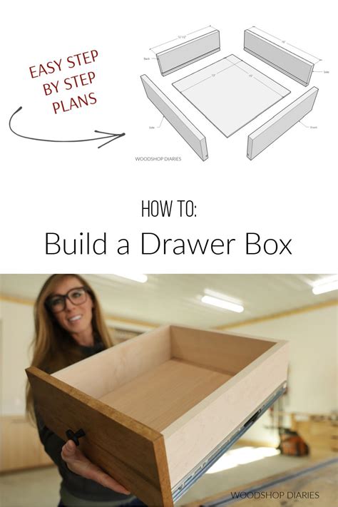 How to Build a Drawer Box | Diy dresser drawers, Diy drawers, Diy ...