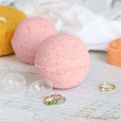 Bath Bombs with Rings Inside - DIY Jewelry Bath Bombs