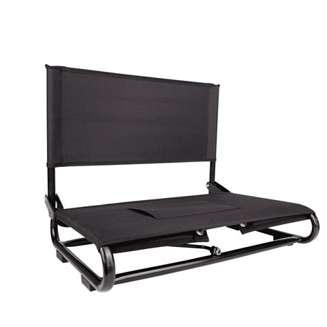 Cascade Mountain Tech Portable Stadium Seat with Back Support, Black, Extra Wide - Walmart.com ...