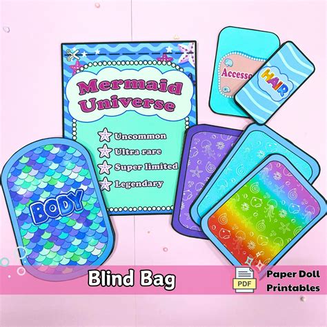 Hot Combo 3 Paper Blind Bags Printables, DIY Crafts, Blind Bag ...