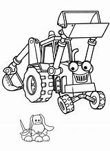 Bob The Builder Coloring Sheet Pages sketch template