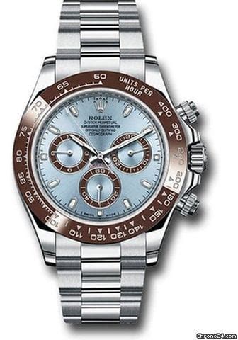 Rolex Daytona Platinum Ice Blue Dial Automatic Chronograph 116506 for ...