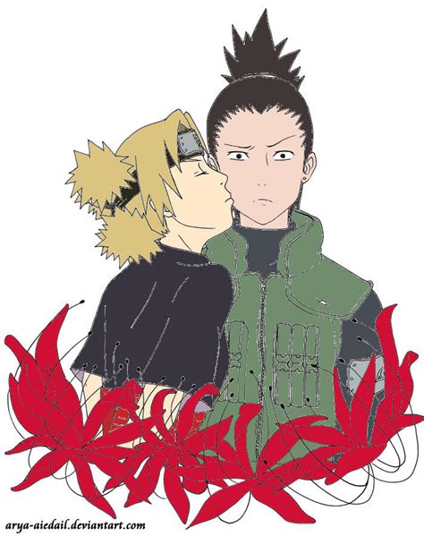 Shikamaru and Temari Kiss by love4anime on DeviantArt